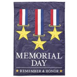 M011739 Flag Memorial Day Polyester 13x18