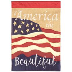 M011742 Flag AmericaBeautiful 13x18