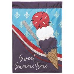 M001789 Flag Sweet Summertime Fleur-De-Lis 29x42