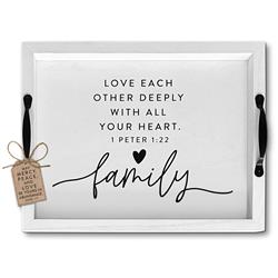 51386 Tray Faith Filled Family
