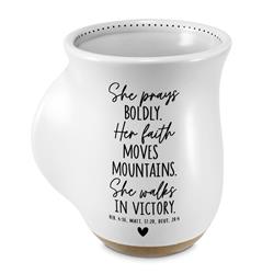 Picture of Dicksons 18335 Handwarmer Mug She Prays Boldly