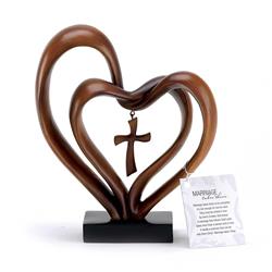 Picture of Dicksons TTCF-1 Marriage Takes Three Cross Figurine
