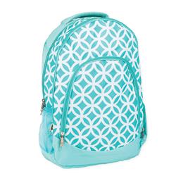CC-BPK1003-CG Aqua Circle Laptop School Back Pack