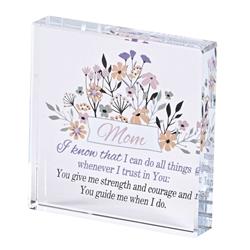TTPLQG-201 Tabletop Glass Mom I Know That I Can 3x3