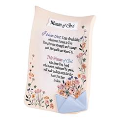 TTPLQR-511 Tabletop Plaque Woman Of God