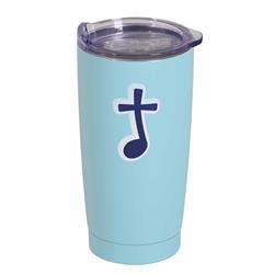 Picture of Dicksons SSTUMT-97 Tumbler Blue Music Note 20 oz Teal