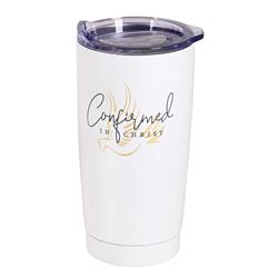 Picture of Dicksons SSTUMW-159 Tumbler Confirmed In Christ 20 oz White