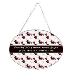 SUNCG-1026 Suncatcher Be Exalted O God Psalm 57:11