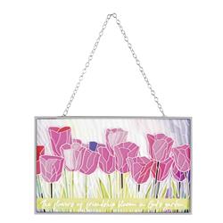 SUNCG-2010 Suncatcher Tulips The Flowers 8x5