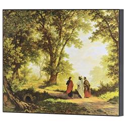 PLK108-958 Wall Plaque Way To Emmaus