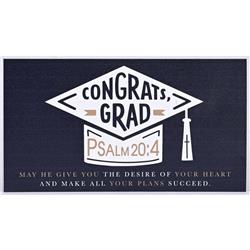 MAG-1038 Magnet Congrats Grad Psalm 20:4 5x2.75