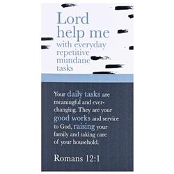 MAG-1042 Magnet Lord Help Me Romans 12:1 2.75x5