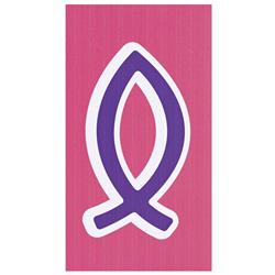 MAG-1047 Magnet Purple Fish 2.75x5