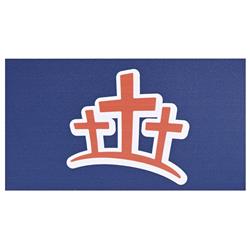 MAG-1048 Magnet Orange Crosses 5x2.75