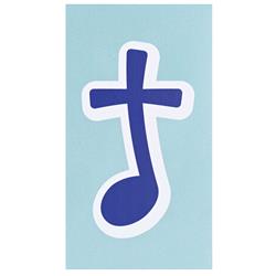 MAG-1049 Magnet Blue Music Note 2.75x5
