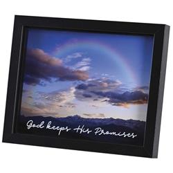 FRMWDBL-108-101 Framed Art God Keeps Promises 10x8