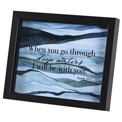 FRMWDBL-108-98 Framed Art Deep Waters Is.43:2 10x8