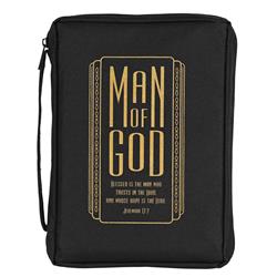 BCK-M1009 Bible Cover Man Of God Jer. 17:7 Medium
