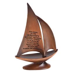 SBR-3 Sailboat Serenity Prayer 8.5H