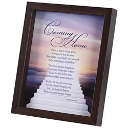 FRMWDWAL-810-14 Framed Art Coming Home 8x10