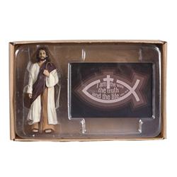 JESUSFIG-141 Jesus Figurine Card I Am The Way