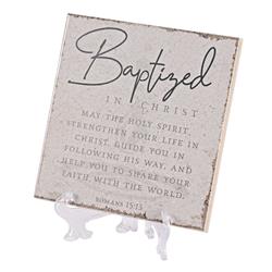 TILE-8QIV Tabletop Tile Baptized In Christ 6x6