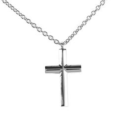 32-6769 NK Stainless Steel Beveled Cross 24in ch