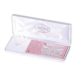 73-4870P MY FIRST COMMUNION CROSS SILV PLT 16'CH