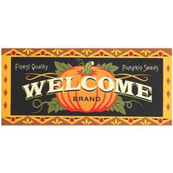 10 x 22 in. Insert Welcome Pumpkin Doormat