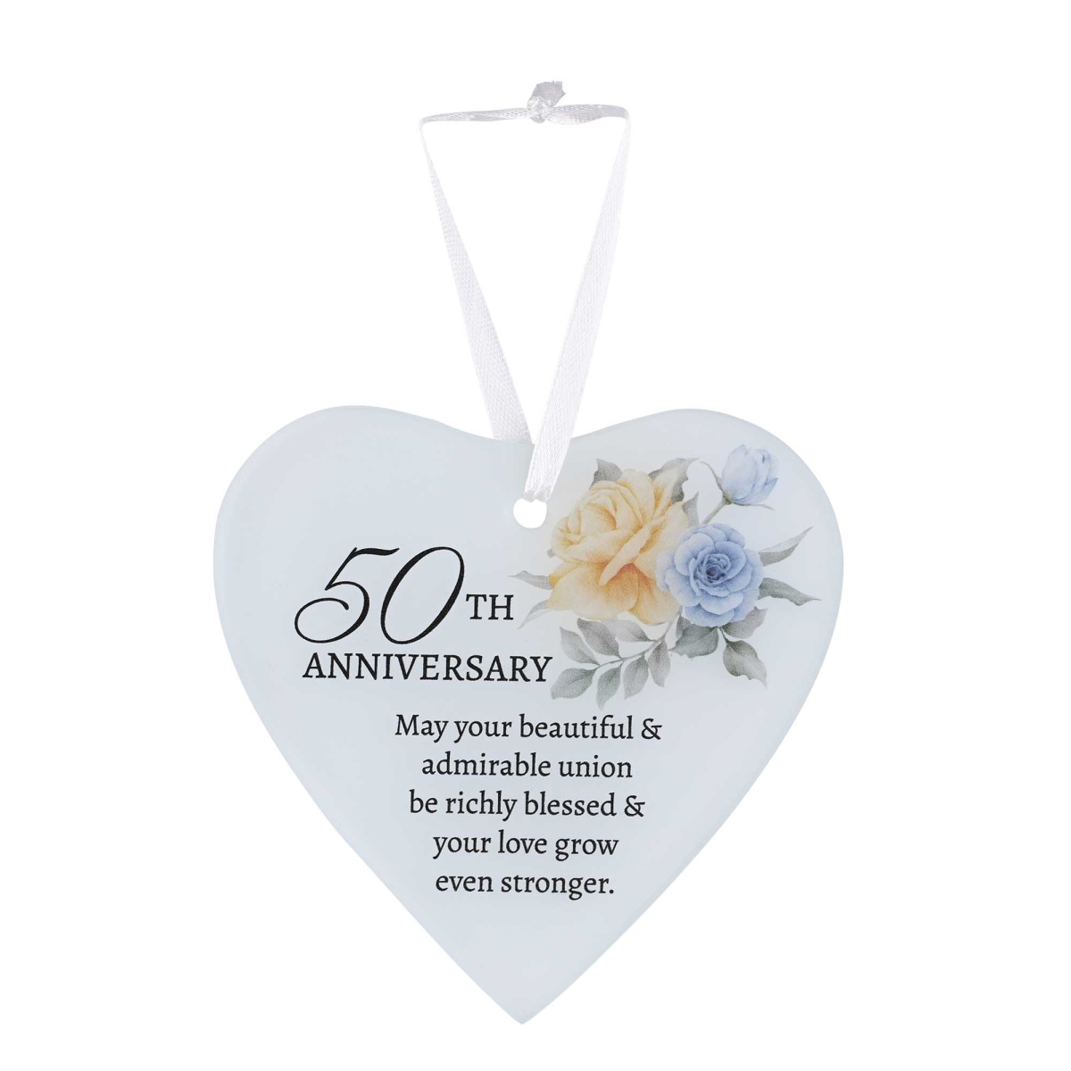 GLORNH33 Glass Ornament 50th Anniversary
