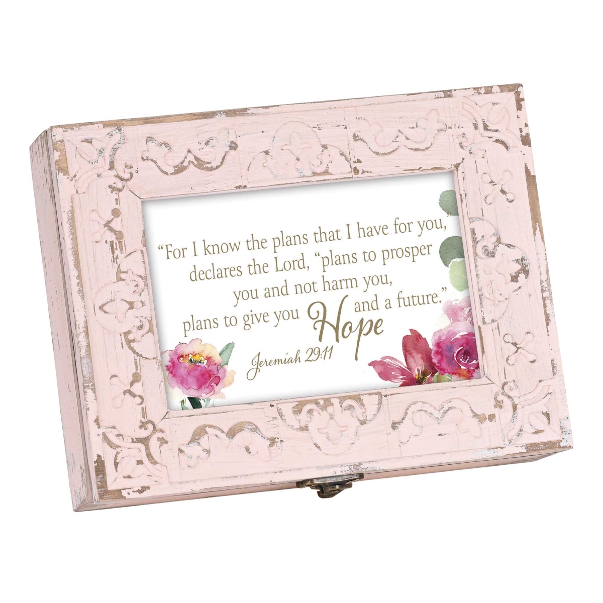 WM12SBH Music Box For I Know Jeremiah 29:11