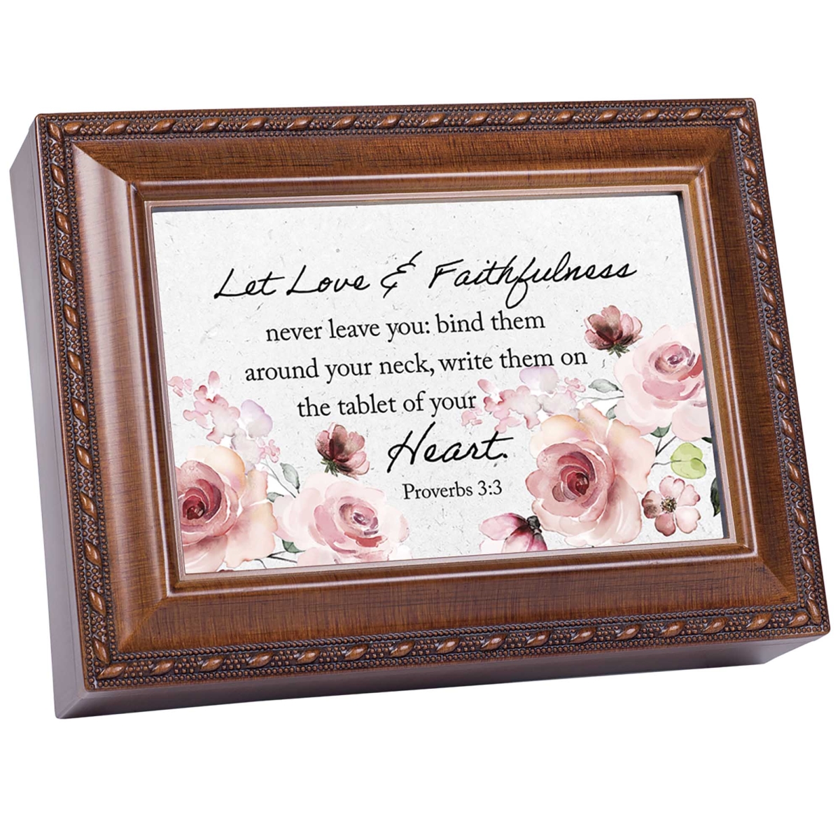 MB2343S Music Box Love & Faithfulness Prov. 3:3