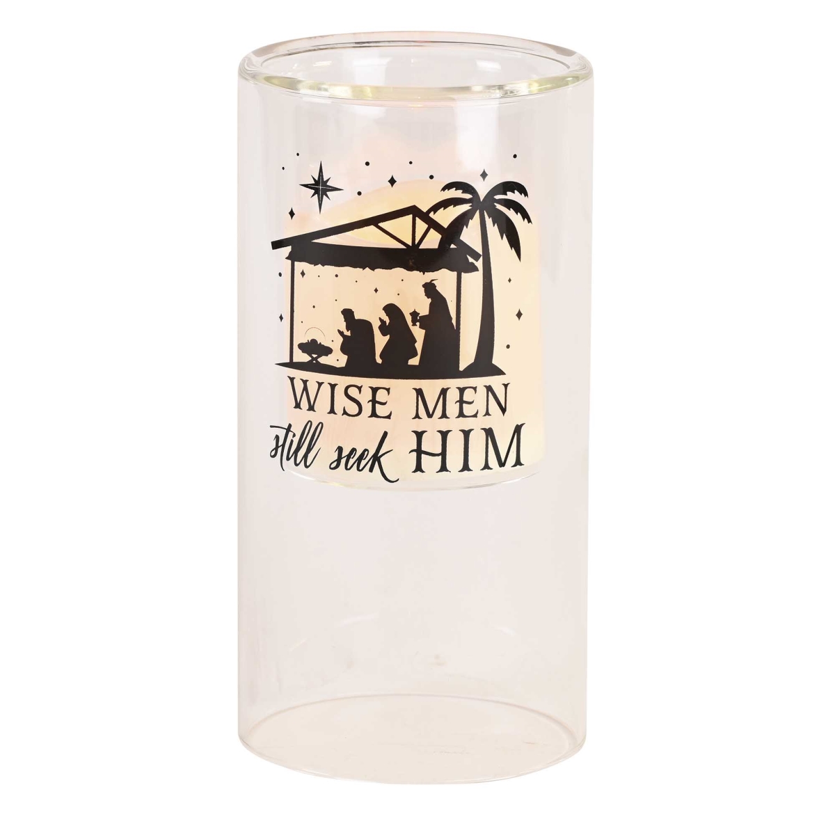 GCH-08-18S Candleholder Wise Men Still Seek Him 8In