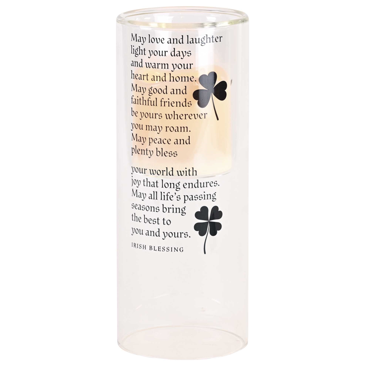 GCH-10-2 Candleholder Love & Laughter Light 10In