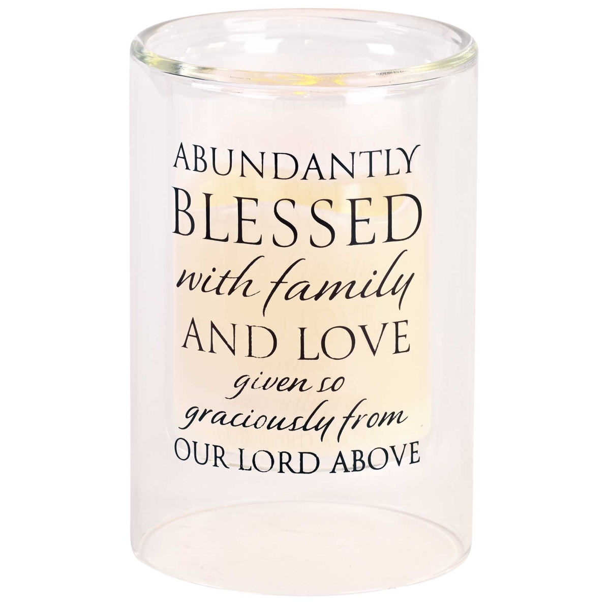 GCH-06-13S Candleholder Abundantly Blessed 6In