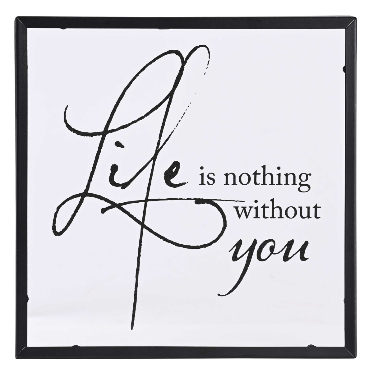 Picture of Dicksons FGQ-1010-14B Framed Wall Art Life Is Nothing Without