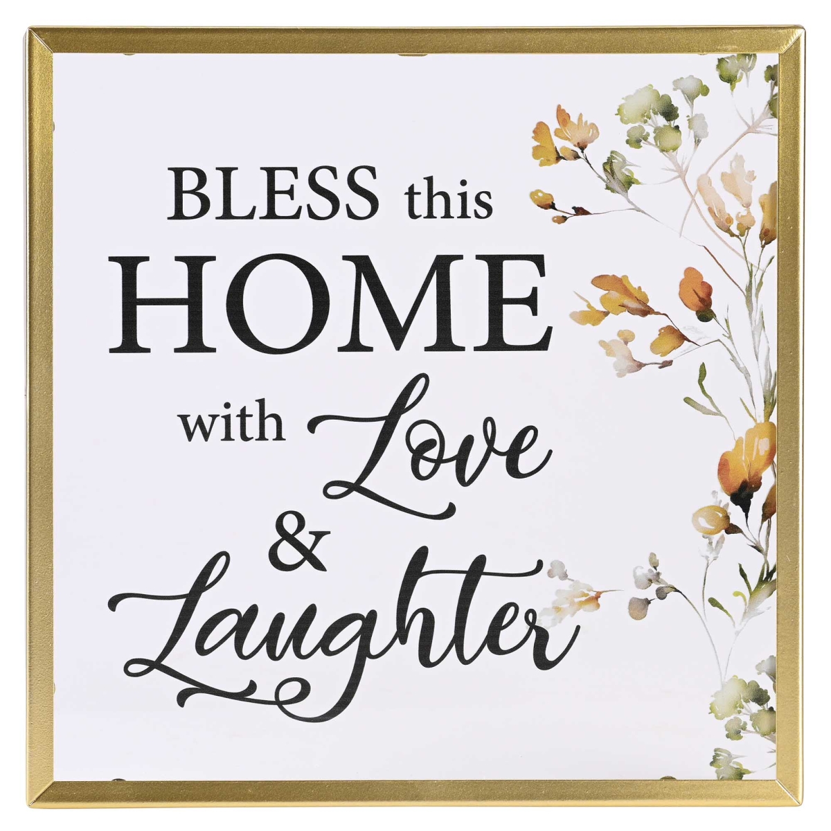 Picture of Dicksons FGQ-1010-16GD Framed Wall Art Bless This Home With