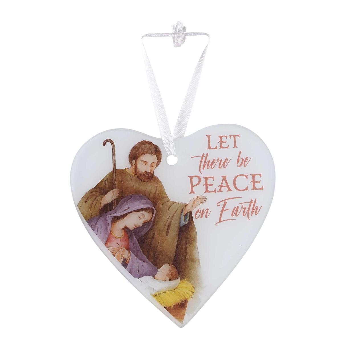 GLORNH42S Glass Ornament Let There Be Peace On