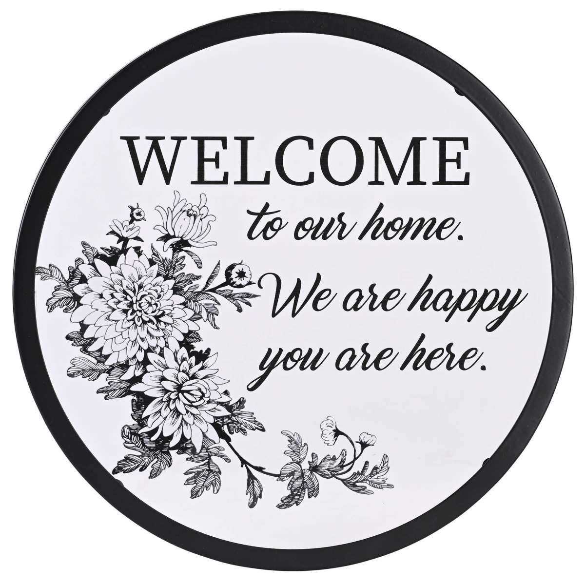 Picture of Dicksons FGR-1010-9B Framed Wall Art Welcome To Our Home