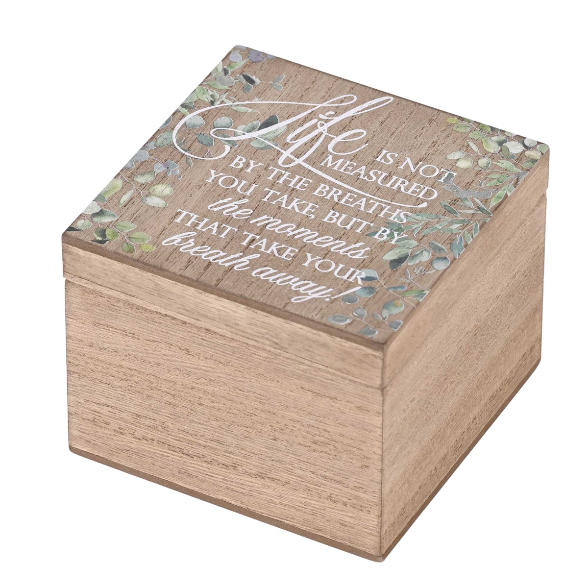 EWOODBOX-44-22 Keepsake Box Lifes Moment 4x4