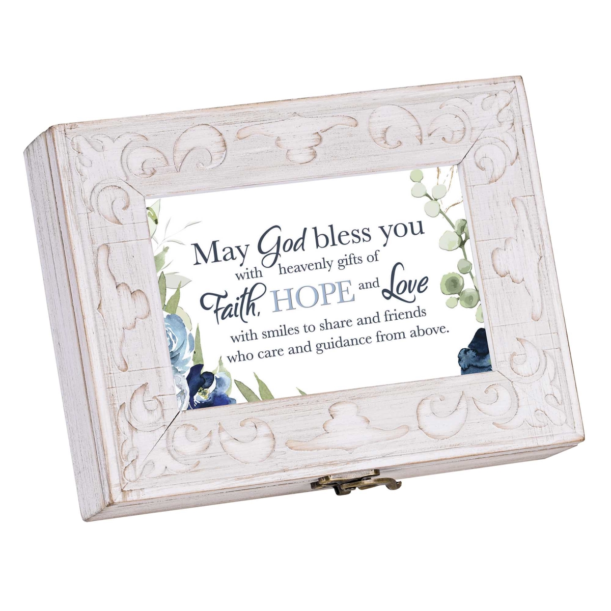 WM16SWH Music Box May God Bless You