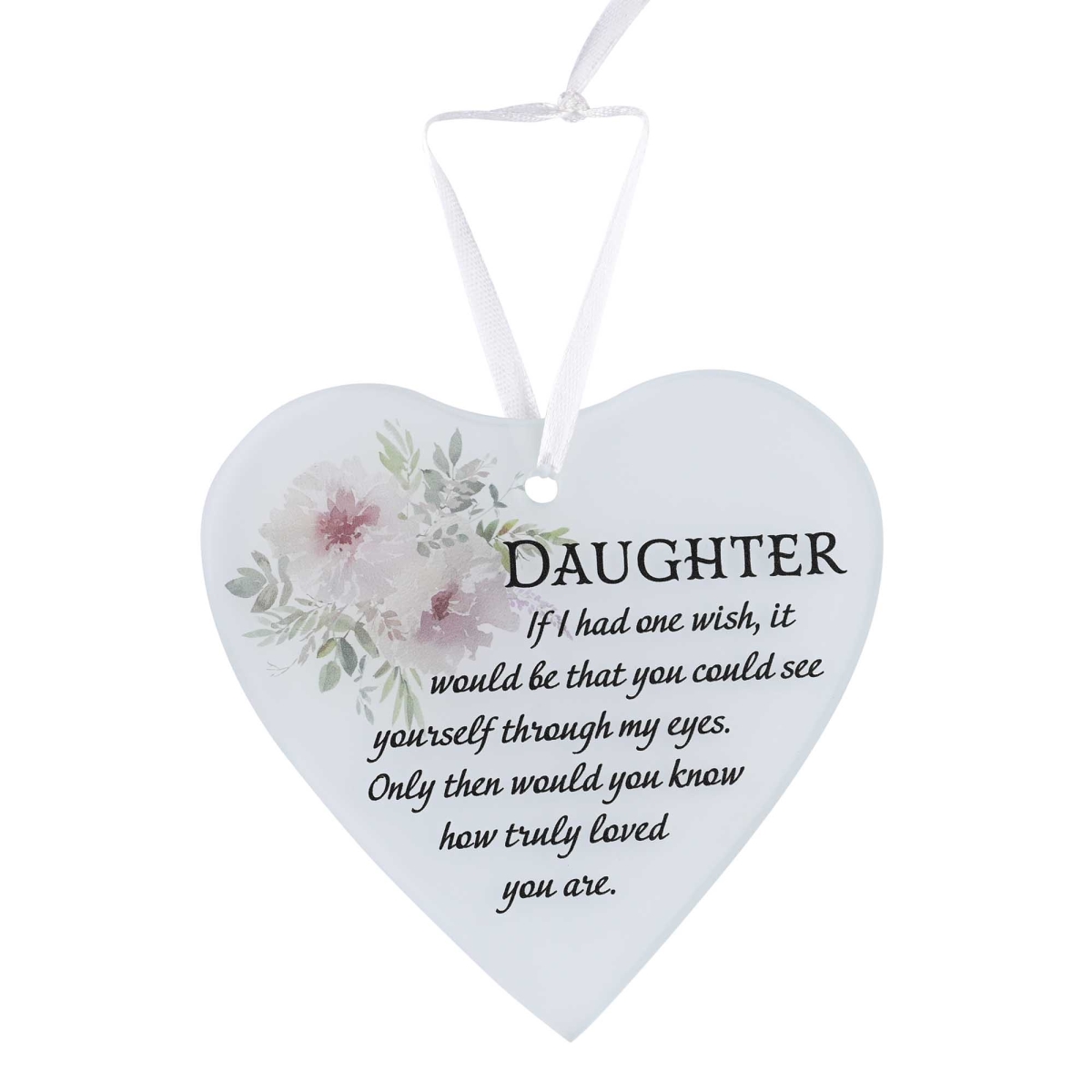 GLORNH38 Glass Ornament Daughter If I Had One