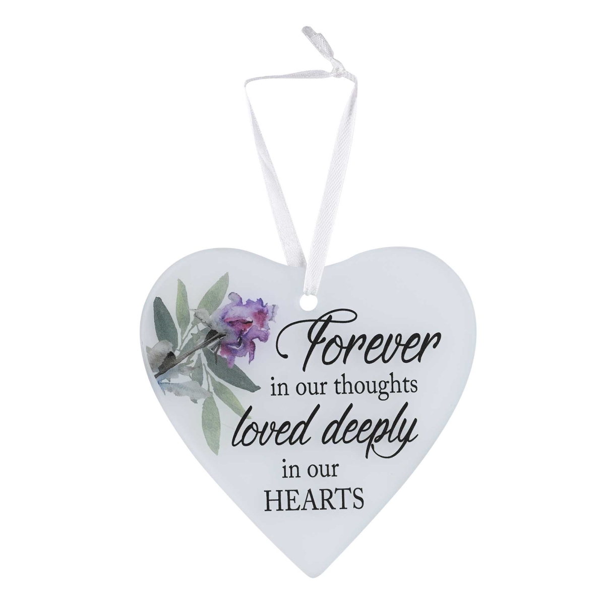 GLORNH43S Glass Ornament Forever In Our Thoughts