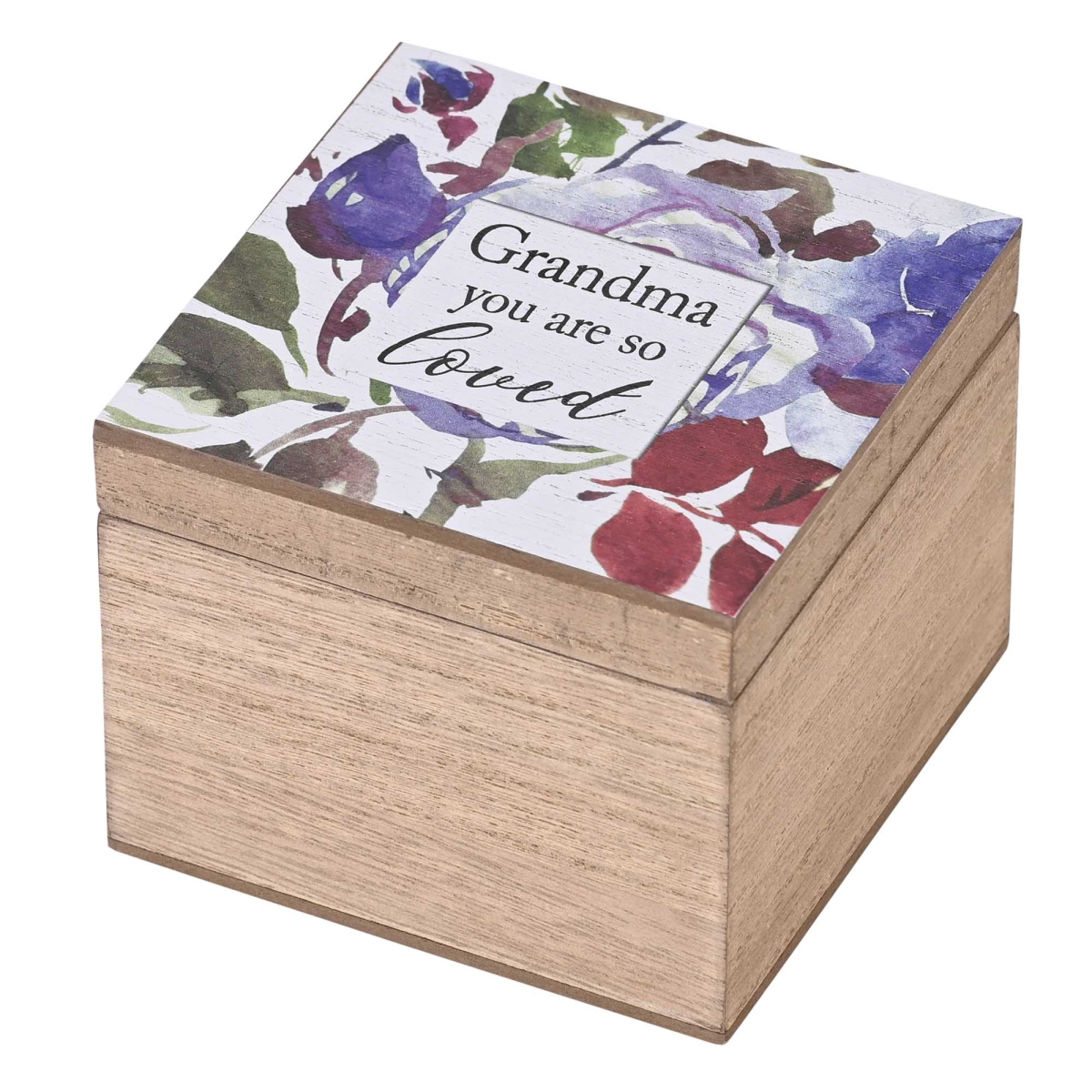 EWOODBOX-44-10 Keepsake Box Grandma You Are Loved