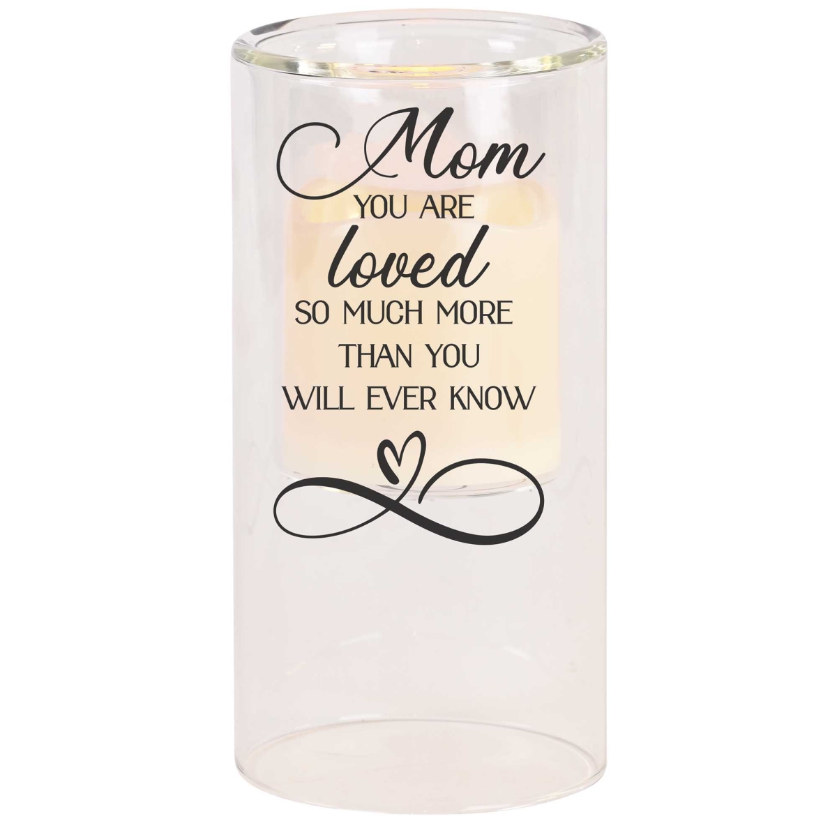GCH-08-4 Candleholder Mom You Are Loved So 8In