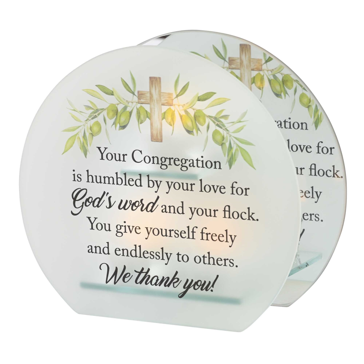 MCHR55SW Tealight Your Congregation Is Humbled