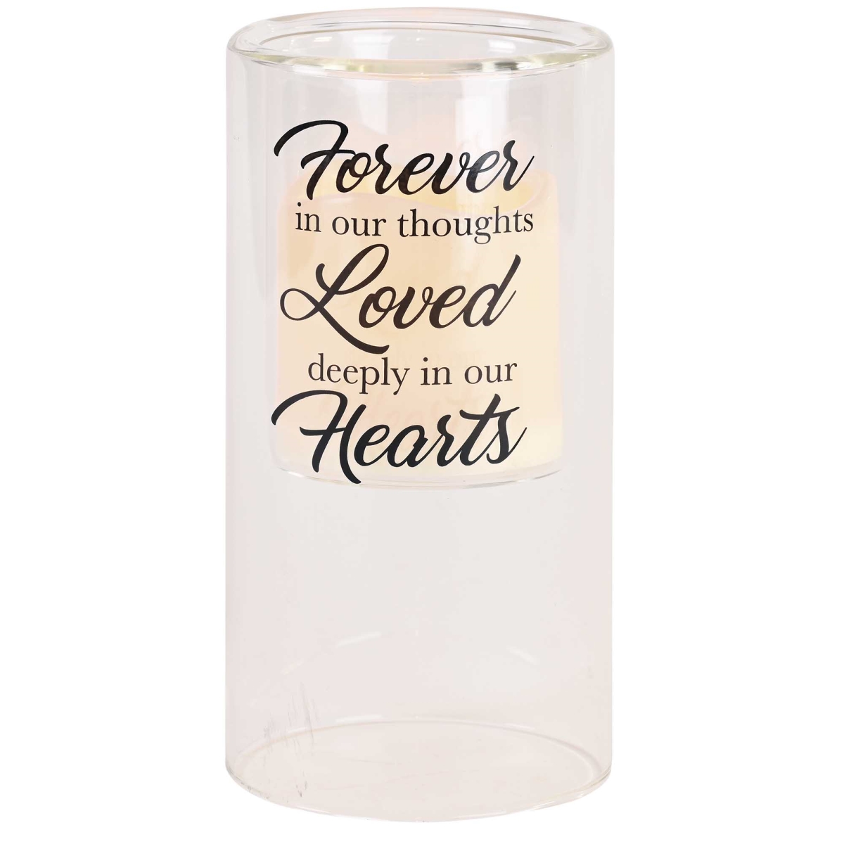 GCH-08-19S Candleholder Forever In Our Thoughts 8In