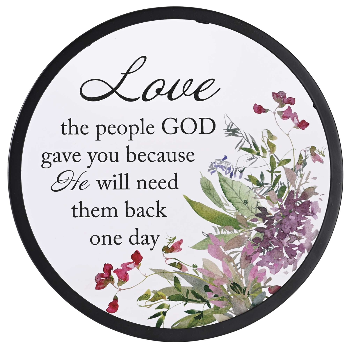 FGR-1010-18SB Framed Wall Art Love The People God Gave