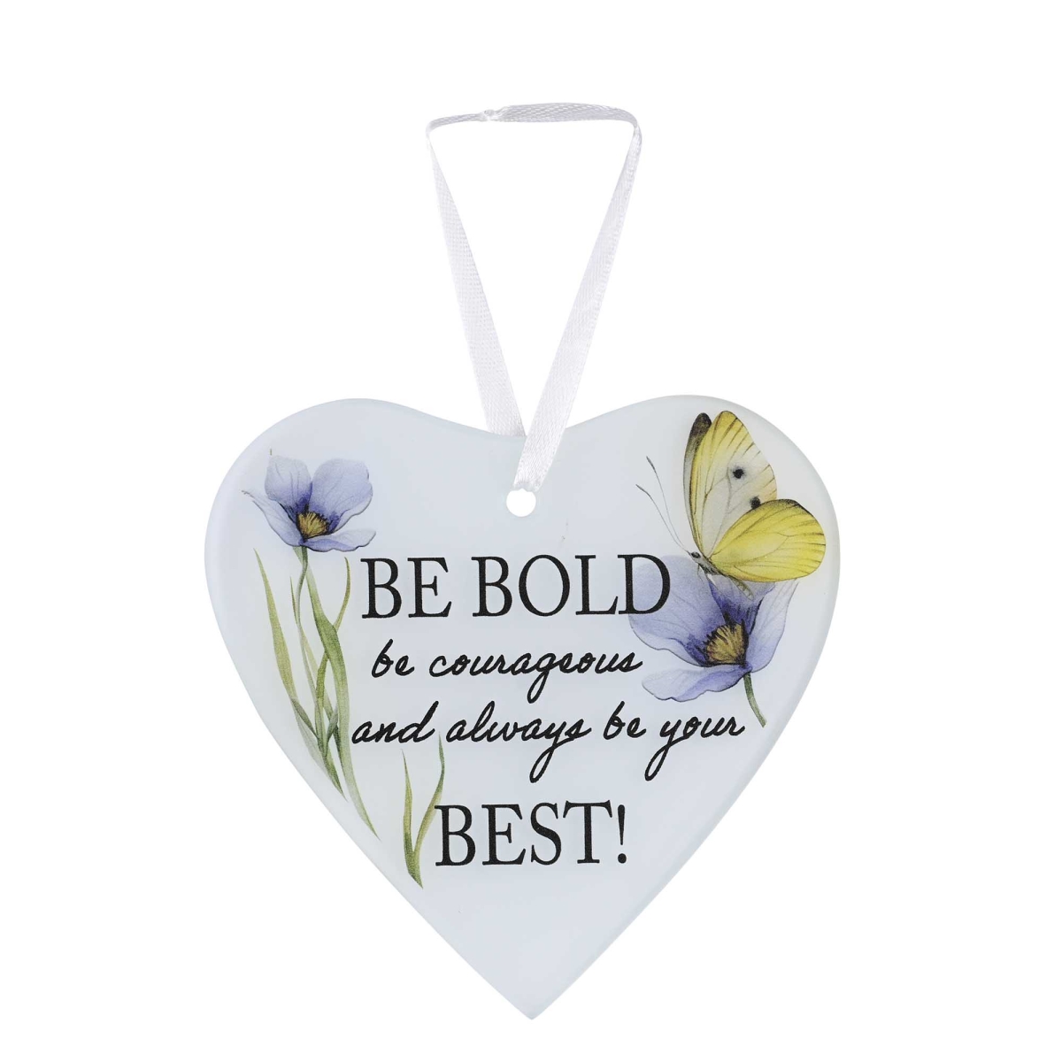 GLORNH39 Glass Ornament Be Bold Be Courageous