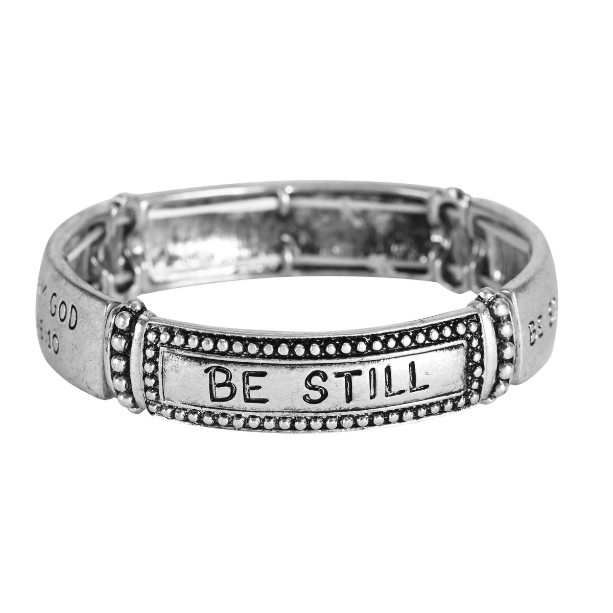 Picture of Dicksons 35-8286T Stretch Bracelet Psalm 46:10 Tile